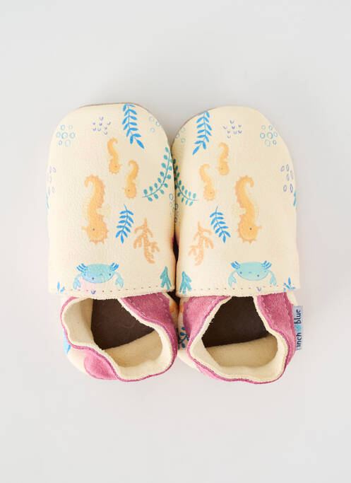 Chaussons/Pantoufles beige INCH BLUE pour fille