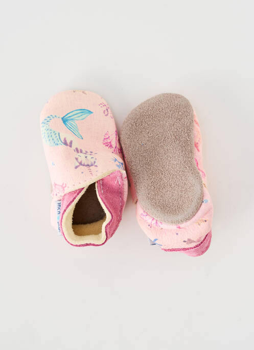 Chaussons/Pantoufles rose INCH BLUE pour fille