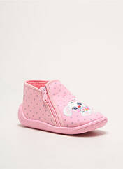 Chaussons/Pantoufles rose TOOTI pour fille seconde vue