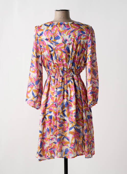 Robe courte rose RUE DES ABBESSES pour femme