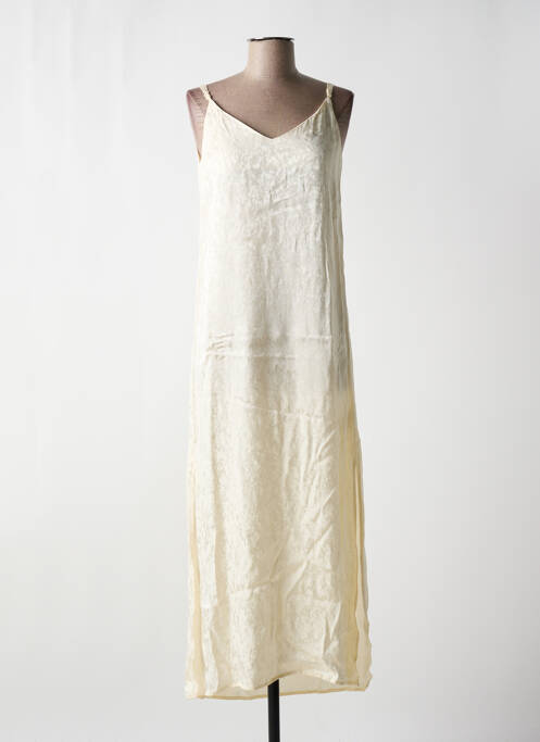 Robe longue beige GRACE & MILA pour femme