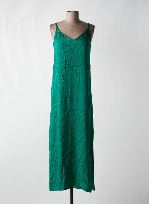 Robe longue vert GRACE & MILA pour femme