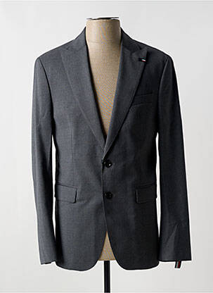 Blazer tissage chiné gris TOMMY HILFIGER homme
