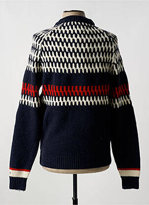 Pull stretch manches longues bleu TOMMY HILFIGER homme