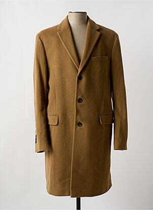 Manteau long manches longues sans capuche beige GANT homme