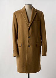 Manteau long coupe droite sans capuche beige GANT homme