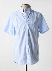 Chemise manches courtes bleu GANT pour homme seconde vue