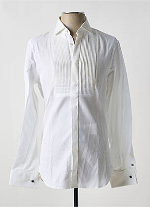 Chemise manches longues blanc TOMMY HILFIGER pour homme