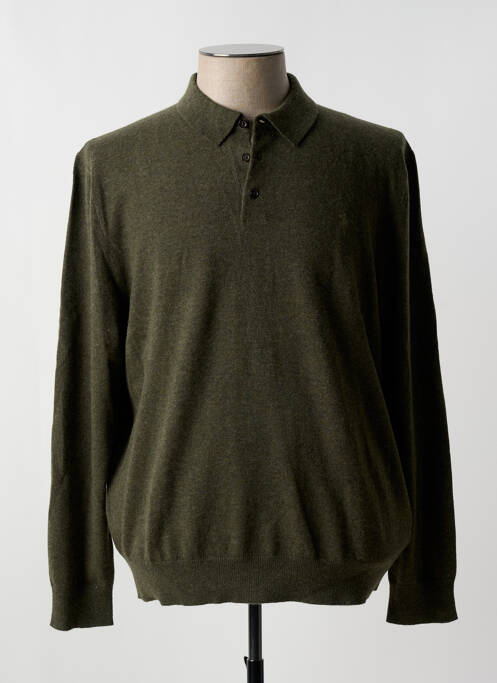 Polo manches longues manches longues vert RALPH LAUREN homme