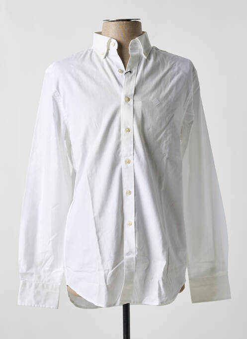 Chemise manches longues blanc GANT pour homme