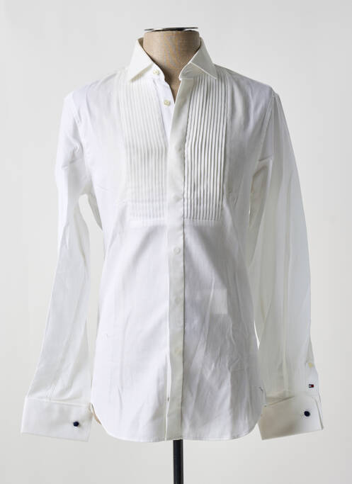 Chemise manches longues blanc TOMMY HILFIGER pour homme