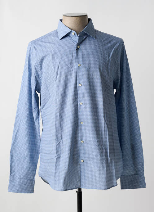 Chemise manches longues bleu GANT pour homme