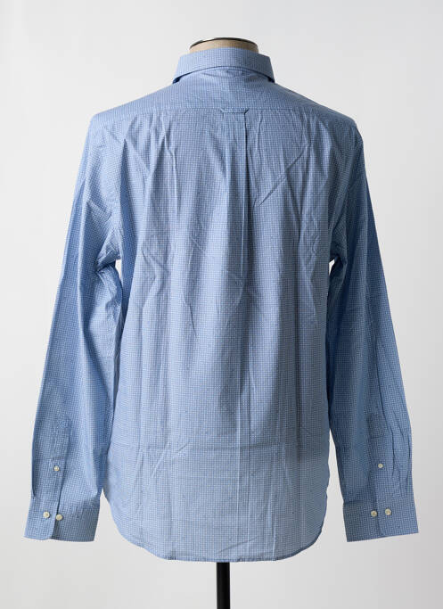Chemise manches longues bleu GANT pour homme