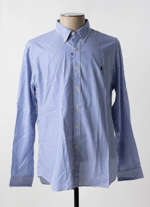 Chemise manches longues bleu RALPH LAUREN pour homme