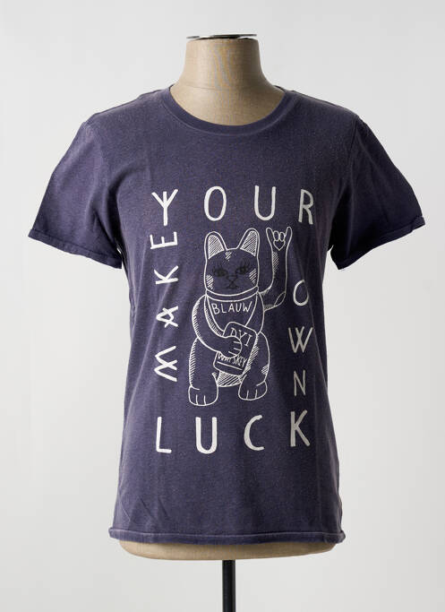 T-shirt violet MAISON SCOTCH pour homme