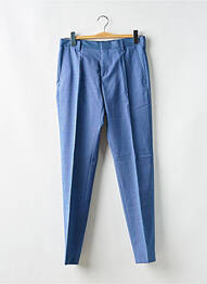 Pantalon chino tissage chiné taille haute bleu TOMMY HILFIGER homme