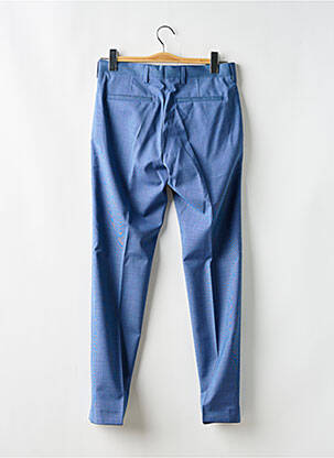 Pantalon chino tissage chiné taille haute bleu TOMMY HILFIGER homme