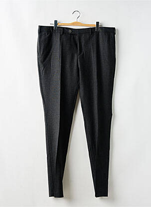 Pantalon droit tissage chiné taille normale gris MONSIEUR HECTOR homme