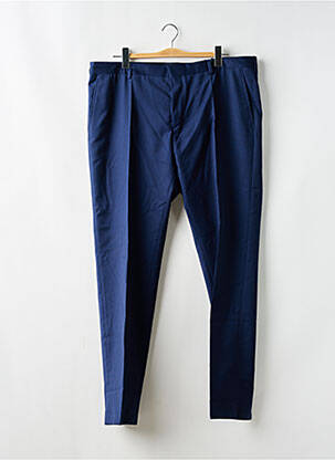Pantalon chino stretch taille haute bleu TOMMY HILFIGER homme