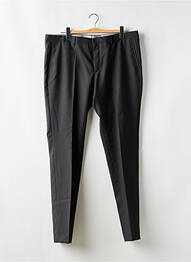 Pantalon chino tissage chiné taille haute gris TOMMY HILFIGER homme