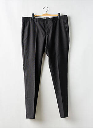 Pantalon chino tissage chiné taille haute gris TOMMY HILFIGER homme