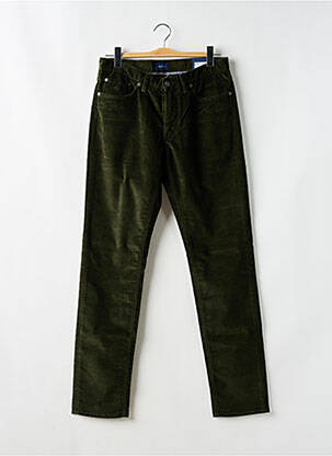 Pantalon slim stretch taille normale vert GANT homme