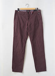 Pantalon chino rouge DELAHAYE pour homme seconde vue
