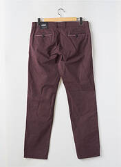Pantalon chino rouge DELAHAYE pour homme seconde vue