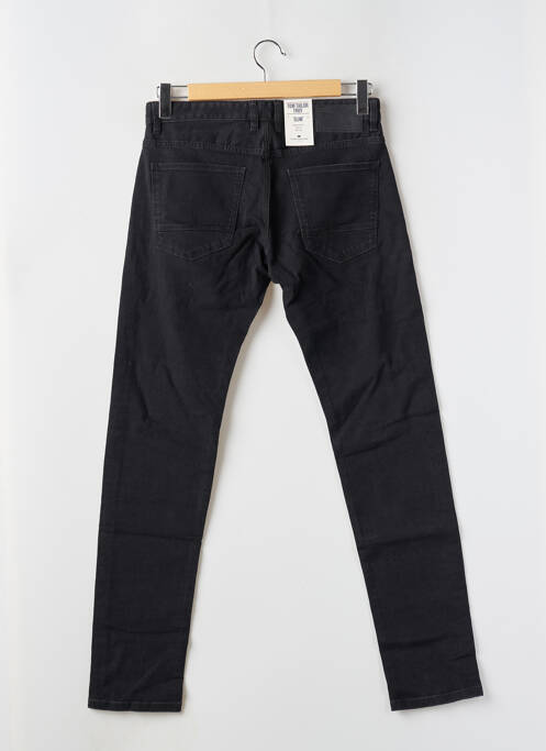 Jeans coupe slim stretch taille normale noir TOM TAILOR homme