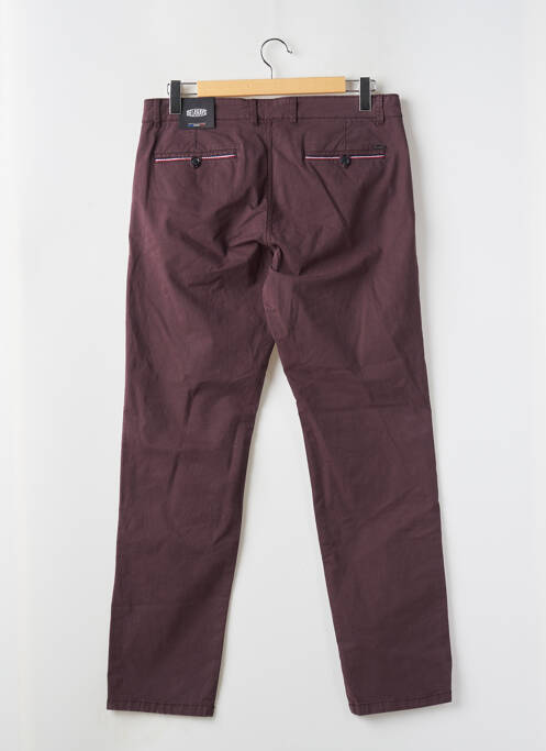 Pantalon chino rouge DELAHAYE pour homme
