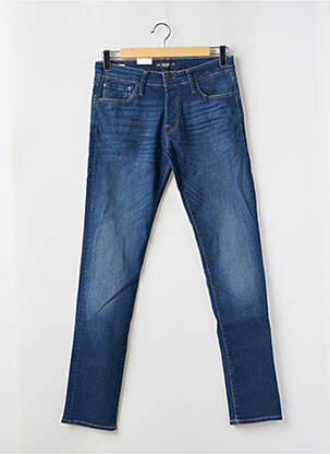 Jeans coupe slim tissage brut taille normale bleu JACK & JONES homme