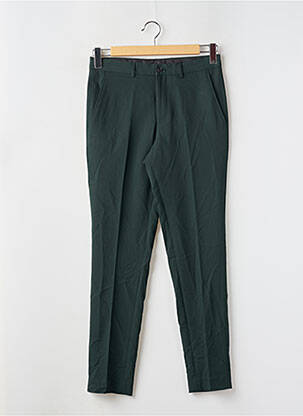 Pantalon slim fermeture zippée sous rabat boutonné taille normale vert JACK & JONES homme
