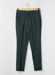 Pantalon slim fermeture zippée sous rabat boutonné taille normale vert JACK & JONES homme