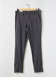 Pantalon chino tissage chiné taille normale gris JACK & JONES homme