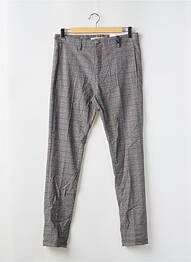 Pantalon chino poches taille normale gris PRIVATE BLUE homme