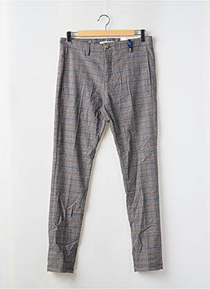 Pantalon chino poches taille normale gris PRIVATE BLUE homme