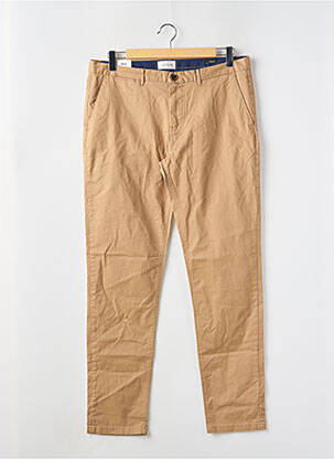 Pantalon chino poches taille normale marron MAISON SCOTCH homme
