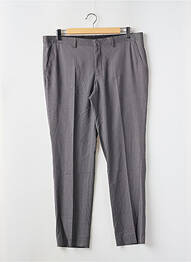 Pantalon slim fermeture zippée sous rabat boutonné taille normale noir SELECTED homme