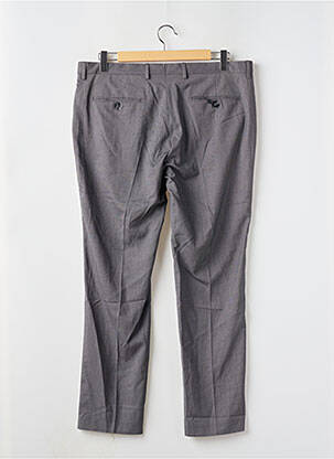 Pantalon slim fermeture zippée sous rabat boutonné taille normale noir SELECTED homme