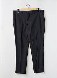 Pantalon slim fermeture zippée sous rabat boutonné taille normale noir SELECTED homme