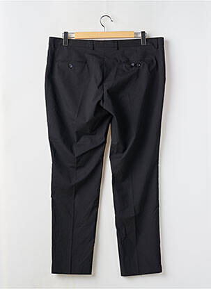 Pantalon slim fermeture zippée sous rabat boutonné taille normale noir SELECTED homme