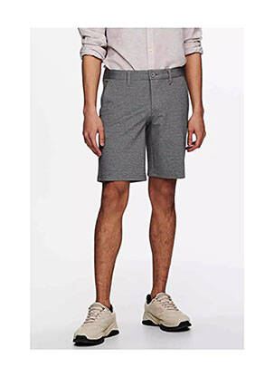 Bermuda gris ONLY & SONS pour homme
