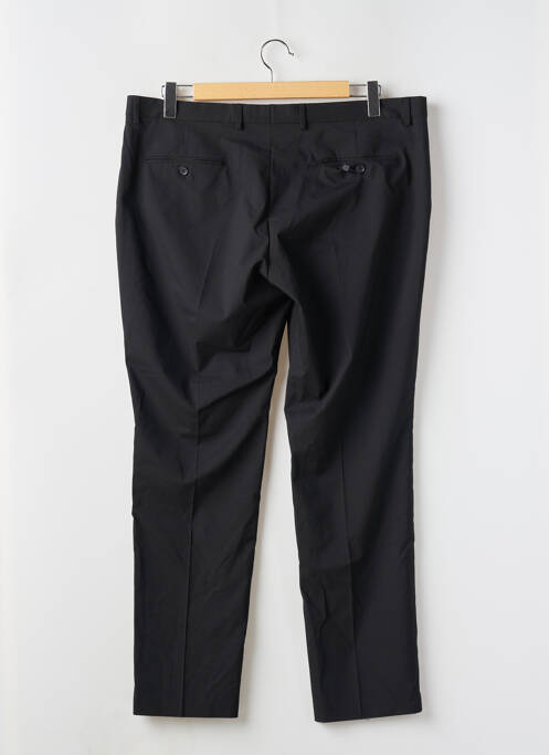 Pantalon slim fermeture zippée sous rabat boutonné taille normale noir SELECTED homme