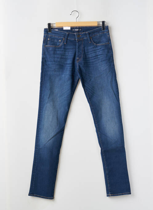 Jeans coupe slim bleu JACK & JONES pour homme