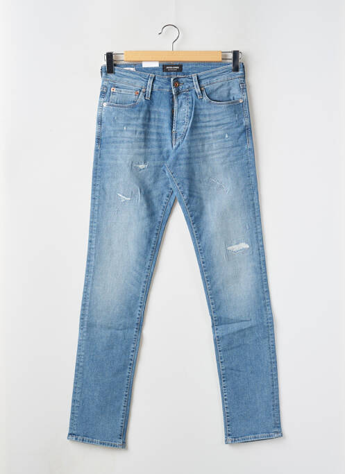 Jeans coupe slim bleu JACK & JONES pour homme