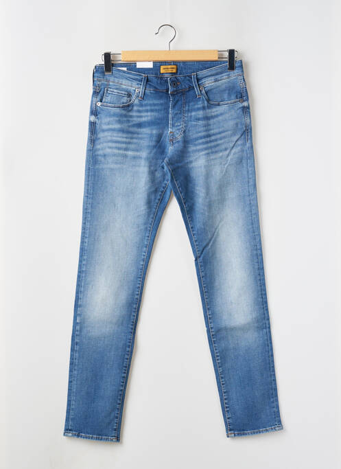 Jeans coupe slim bleu JACK & JONES pour homme
