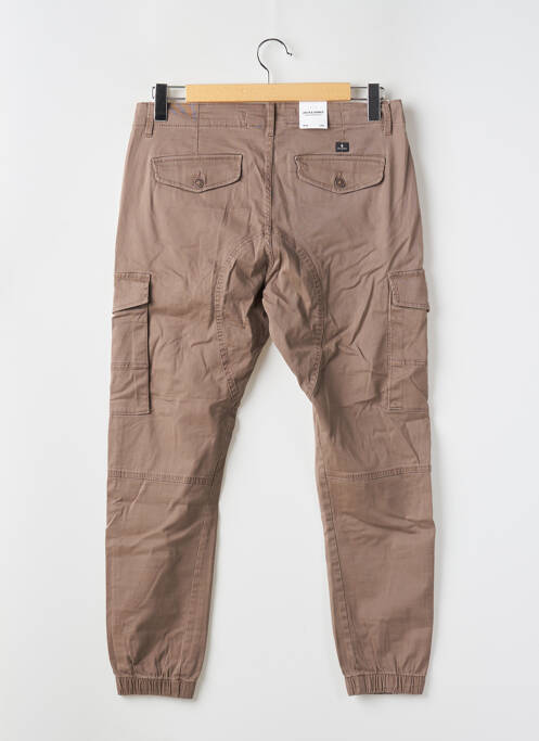 Pantalon cargo marron JACK & JONES pour homme