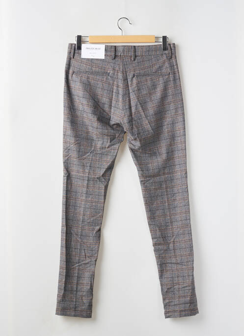 Pantalon chino gris PRIVATE BLUE pour homme