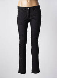 Pantalon slim poches noir ASTRID BLACK LABEL femme