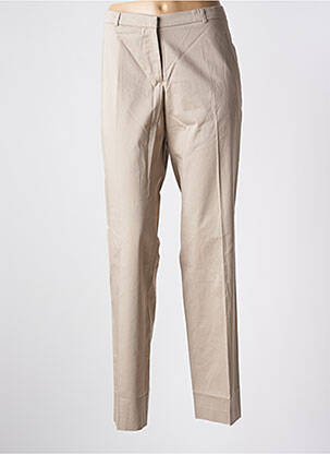 Pantalon chino fermeture zippée sous rabat avec crochet taille normale beige ESPRIT homme